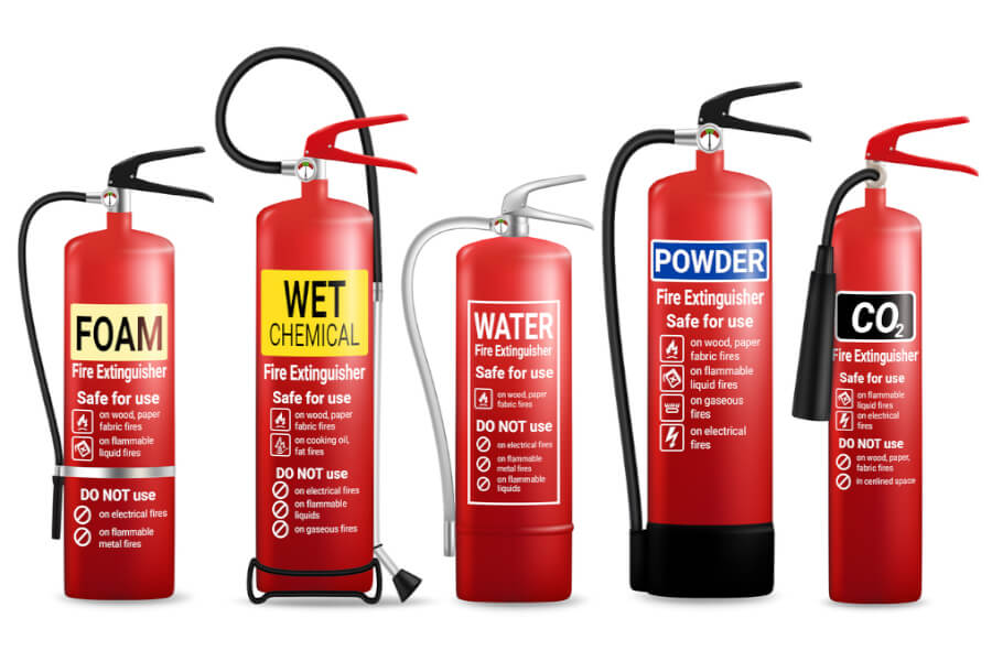 Fire Extinguisher Types